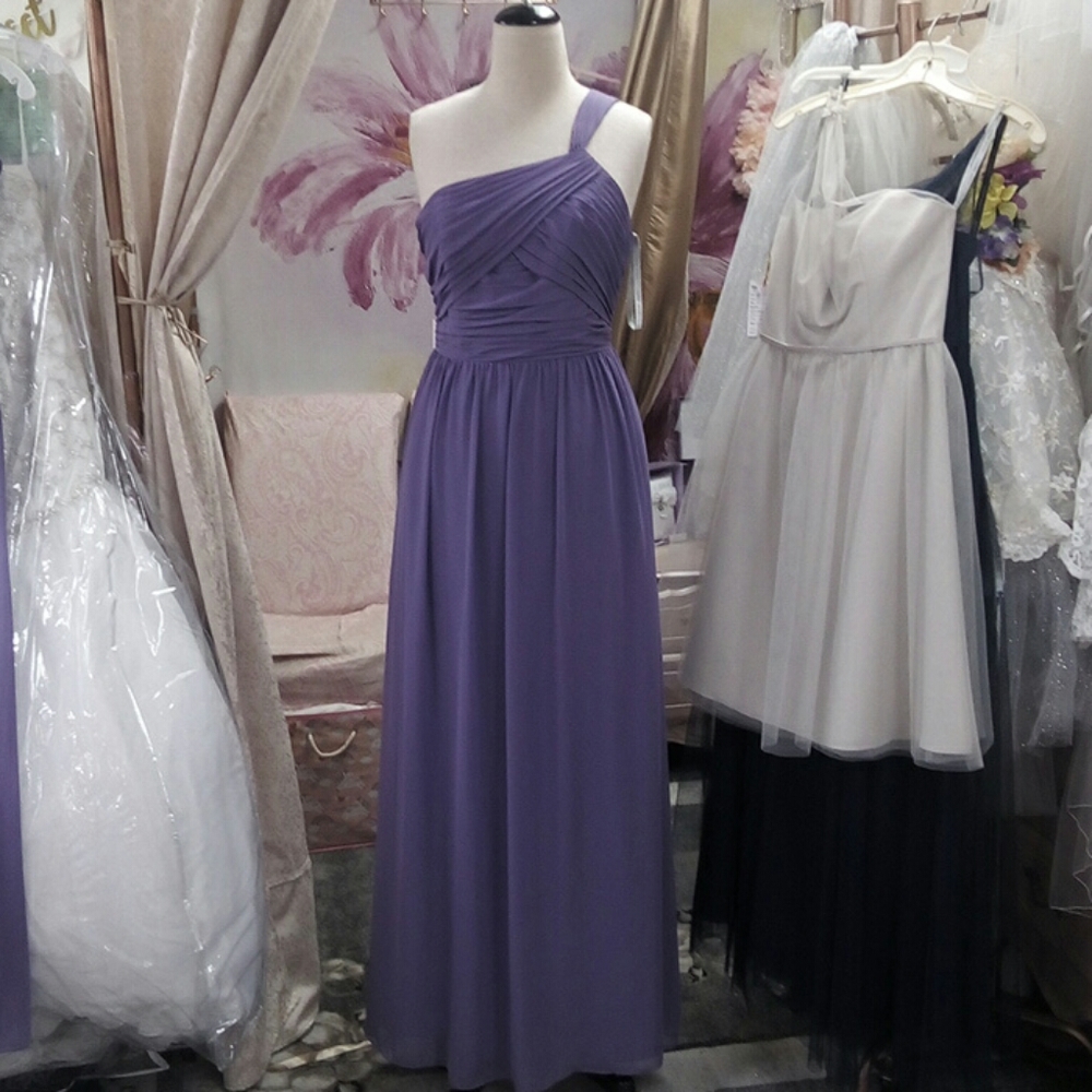 Lilac bridesmaid dress
